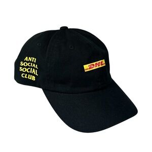 Anti Social Social Club x DHL Classics Yupong Black Strapback Hat